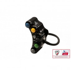 CNC Racing PRAMAC RACING LIMITED EDITION Left Hand Side Billet 7 Button RACE Switch for Ducati Panigale / Streetfighter V4 / S / R / Speciale